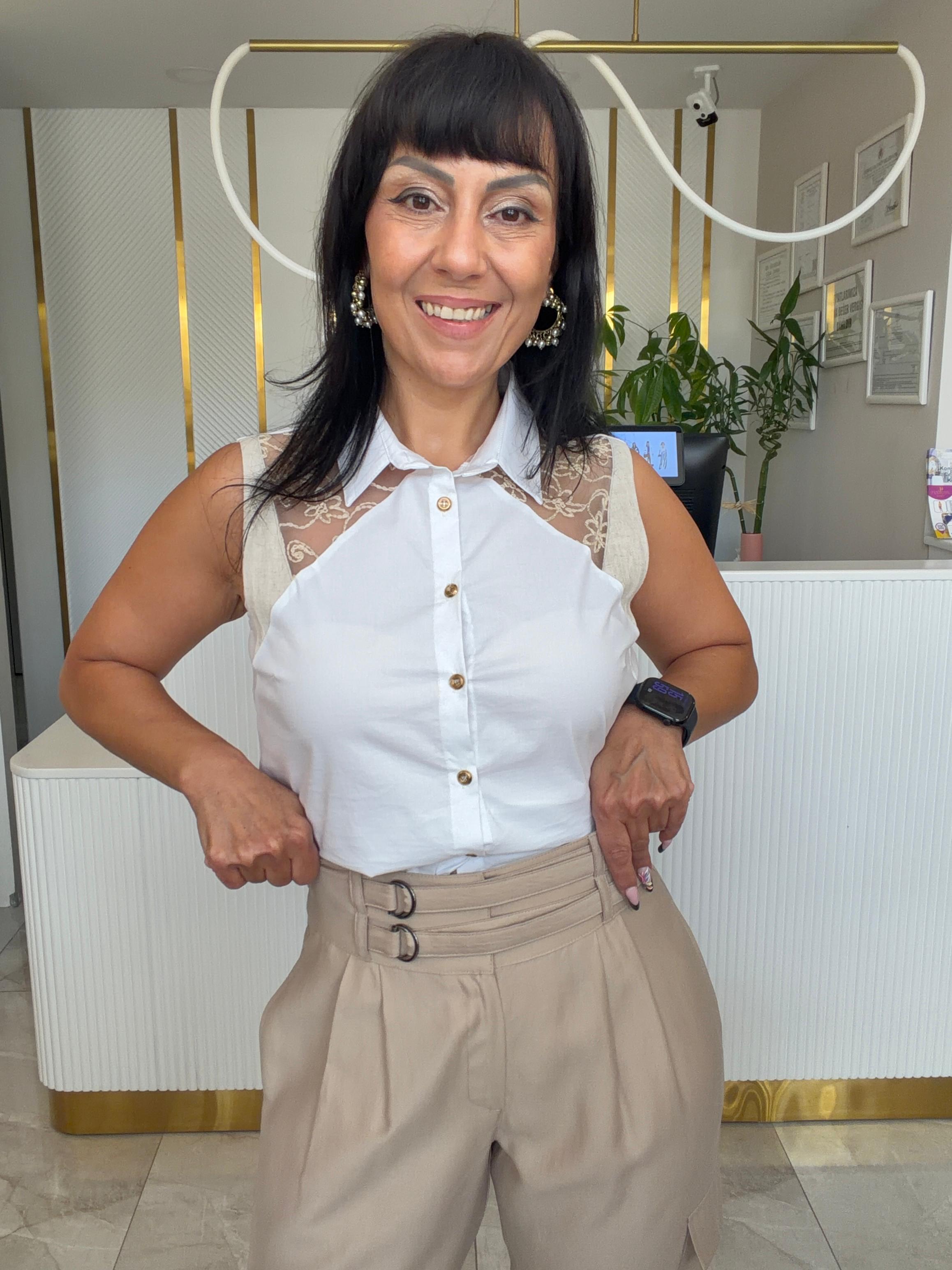 Çift Kemerli Pant